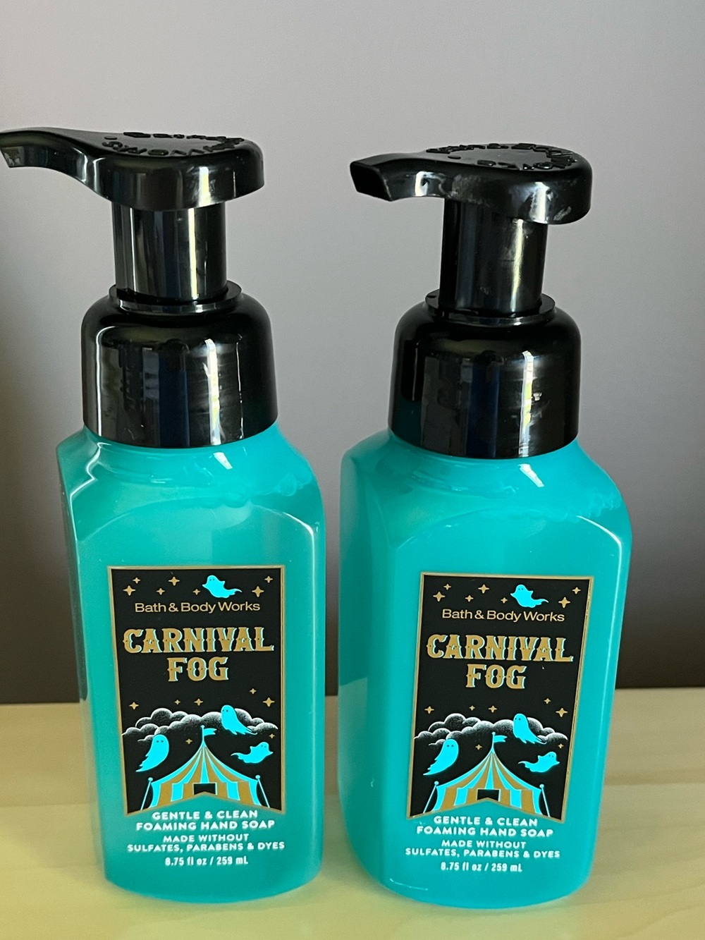 Two New Bath & Body Works Carnival Fog Foaming Hand Soaps
